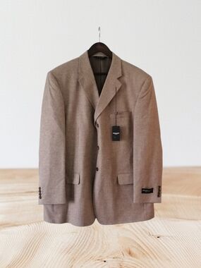 Pronto Uomo Tan-Brown Sport Coat Blazer